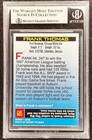 Frank Thomas Signed White Sox 1998 Sports Illustrated Si For Kids Card Bas Slab