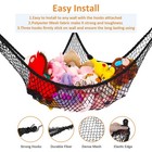 Stuffed Animal Hammock 83  Jumbo Toy Storage Net   Corner Mesh Organizer