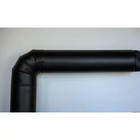 6 In  X 24 In  Black Stove Pipe    new   free Shipping 