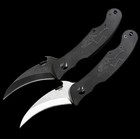 Elvia Sf Claw Folding Pocket Knife 154cm Blade G10 micarta Handle 18 2cm
