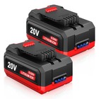 2x 20v 6ah Replacement Battery Lithium Ion For Bauer Power Tool 1704c-b 2506c-b