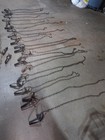 Lot Of 25 Blake   Lamb No  1 Long Spring Traps  W helper Springs  Good  Used 