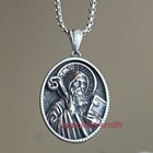 St Saint Benedict Dominic Francis Order John Joseph Jesus Medal Pendant Necklace
