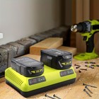 18v Dual Lithium Rapid Battery Charger For Ryobi One Plus P117 P108 P107