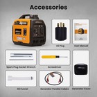 Super Quiet 3500 Watt Portable Inverter Generator With Co Shut Down  Eco Mode
