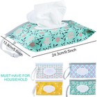 4 Pack Baby Wipe Dispenser portable Refillable Wipe Holder baby Wipes Container