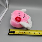 Toy O Rama Pink Heart Plush 5  Beanbag Valentines Vintage Stuffed Animal Hanging