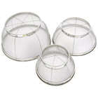Kitchen-rite Stainless Steel Mesh 3-piece Colander Set