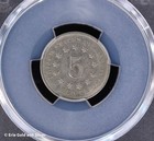 1867 5c Shield Nickel No Rays Pcgs Cleaned-au Detail