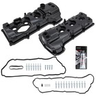 2x Aluminum Engine Valve Cover Kit For Ford F-150 3 5l V6 2013-2016 Bl3z-6582-h