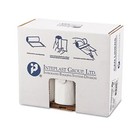 Inteplast Group Can Liners  33 Gal  0 8 Mil  33x39   25 Bags roll  6 Rolls ct