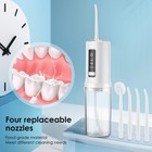 Cordless Water Flosser Dental Oral Irrigator Usbcharging Teeth Cleaner 4jet Tips