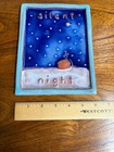 Eartha Pottery Art Tile Plaque Silent Night Gently Used