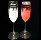  Motorcycle Flaming Biker Toasting Wedding Glass Flutes   Cake Knife   Server 