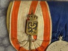 Imperial German Medal Bar 3 Awards     Landwehr I   Ii Class  9 Yr Long Service