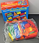 Vintage 1989 Fisher-price Magnetic Pictures   Words Learning Toy New In Open Box
