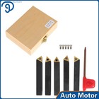 Indexable Carbide Insert Turning Tooling Bit Holder 5pcs 3 8  Set For Lathe Us