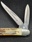 1879 - 1979 Case Xx Bradford Centennial Genuine Stag 2 Blade Knife 52027