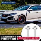 Autovic Exhaust Manifold Stud Kit10 Pcs 304 Stainless Steel Exhaust Manifold Bol