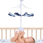Bedtime Originals Little Aviator Airplane Musical Baby Crib Mobile Soother Toy