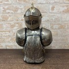 Nikka Whiskey Armor Knight Decanter Set Silver W  5 Shot Glasses Used