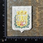 Vintage Belfort Coat Of Arms Crest City France Travel Souvenir Patch 1960   s Felt