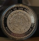 Silver Medal coin Banco De Commercio  Retirement System Commerative 20 Centavos
