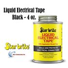 Star Brite 84104 Black Liquid Electrical Tape W  Applicator Brush Cap 4 Oz