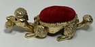 Vtg Florenza Style Snobby Poodle Dog Sewing Pin Cushion Bobblehead Bobbletail