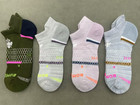 4 Pairs Bombas Women s All-purpose Performance Ankle Socks Size Medium 4 Colors