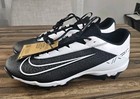 Nike Vapor Edge Shark 2 Football Cleats Black White Men   s Sz 13  Dh5088-001 New