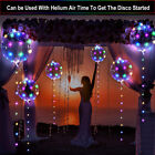 10 Pcs Led Light Up Bobo Balloons 20  Clear Bubble Balloon Birthday Party Decor