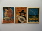 3 Usa Puritan Hams Miller Water Bottles Poster Stamps Advertising Postcards Lot