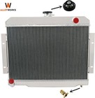 3row All Aluminum Racing Radiator For 1972-1986 Jeep Cj5 Cj6 Cj7  scrambler 2 5l