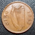 1943 - Irish Farthing - Low Mintage - 480 000
