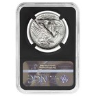 2017 Palladium  25 Eagle High Relief Ngc Ms70 Fdi Black Core Palladium Label
