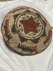 Vtg Antique Pakistani Wedding Hand Woven Coil Basket 15 
