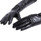 Custom Made 30cm To 80cm Long Plain Style Evening Real Leather Gloves 18 Colors