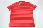 Nike Georgia Bulldogs Mens Xl Red Striped On-field Performance Golf Polo Shirt