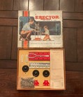 Vintage 1930   s A c  Gilbert Erector Set W original Box Complete W unused Parts  