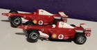 Carrera Go 1 43 F1 Ferrari Race Team Slot Car Lot Of 2 Rare