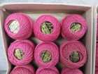 Vintage Craft Lily Boil Proof Tatting Cotton Crochet Thread Color 43 Rose