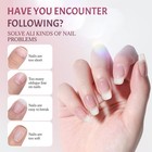 600pcs Short Nail Tips- Oval Half Cover False Tips 12 Sizes French Acrylic Nails