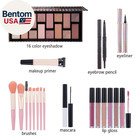 Teen Makeup Kit For Girl Include Eyeshadow Palette eyeliner makeup Brush Set lip