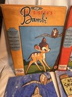 Vintage Disney Character Plaks Plaques Lot Of 3 Mickey  Donald  Bambi 1942