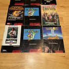Snes Instruction Manual Lot 9 Super Nintendo Street Fighter Batman Donkey Kong
