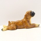 Mortens Studio Reclining Boxer Dog Figurine C 1930s-40s Vintage Chicago