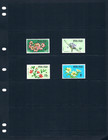 2x  1 20 Scott Value - 1968 Malawi Flowers Central African Cv Mnh Nh Umm