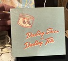 Vintage Baby s First Diary Keepsake Set Shoes Socks Buster Brown 1950s Tots