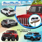 Retro 2000s - Coolballs Cool Surfer Surfing Antenna Topper Car Accessory  new 